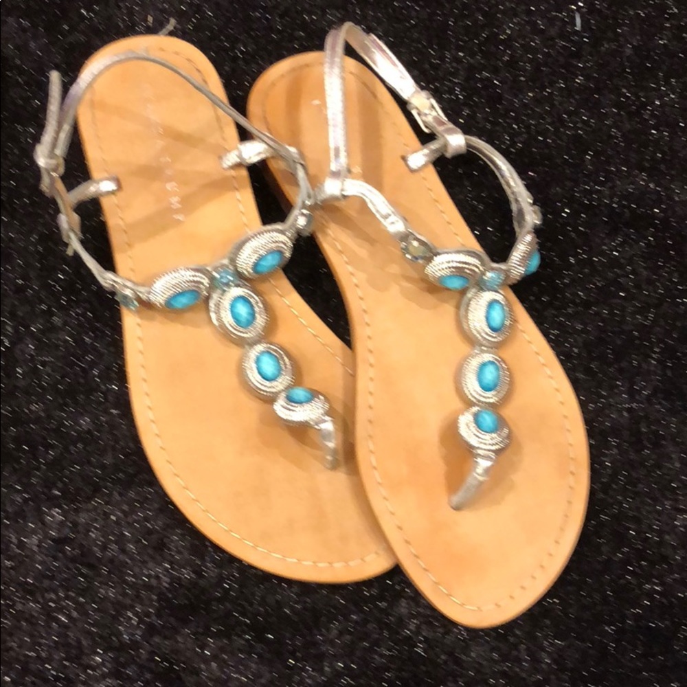 Jeweled sandals